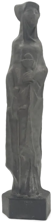 Statue Heilige Barbara mit Kelch & Schwert - Bild 4