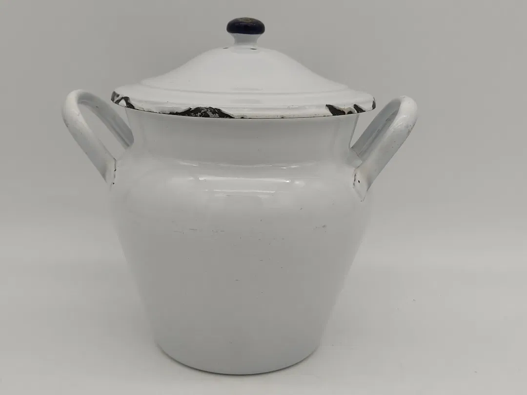 Austria Emaile Topf mit Deckel - Bild 1