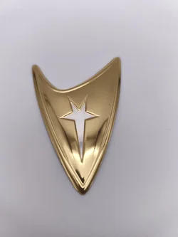 Star Trek, USS Enterprise Command Insignia badge, Franklin Mint, 925 Silber, seltenes Sammlerstück!