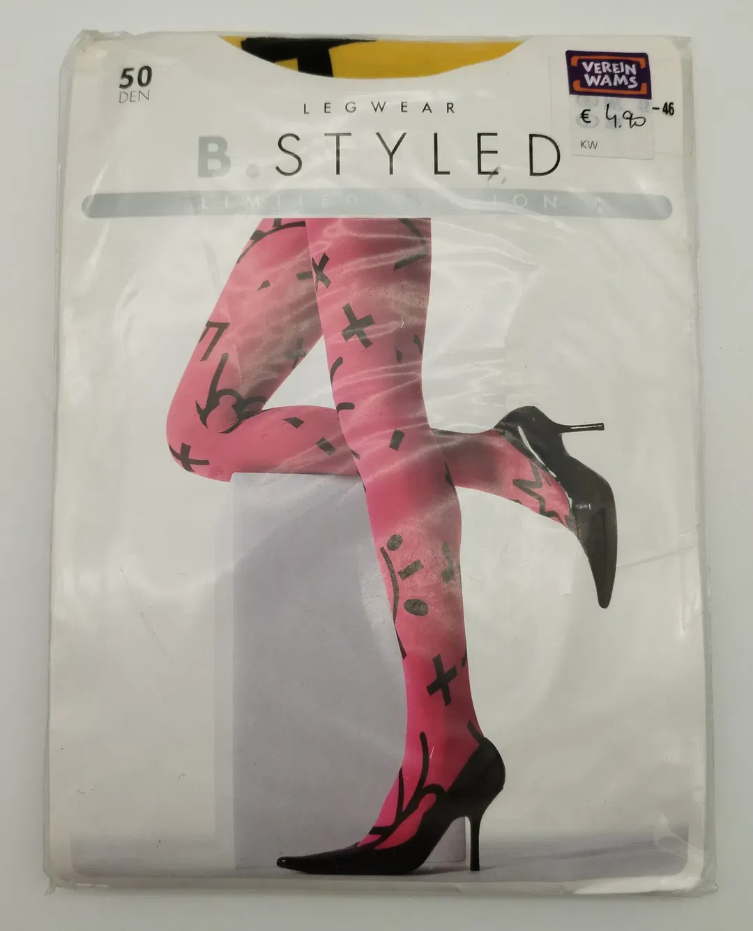 B.STYLED Microfaserstrumpfhose Gelb - Gr. S/M / 95% Polyamid, 5% Elasthan - Bild 1