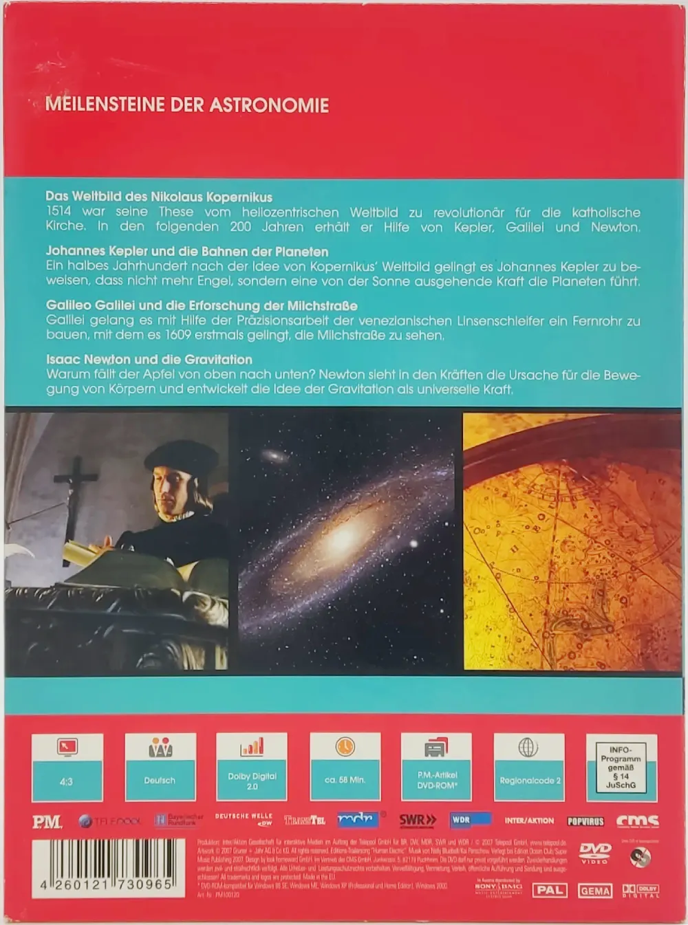DVD Peters Moosleitners "Meilensteine der Astronomie" von P.M. - Die Wissensedition – Bild 2