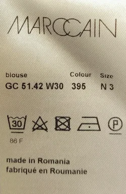 Marc Cain Damen Bluse dunkelblau Gr. M – Vorschau 5
