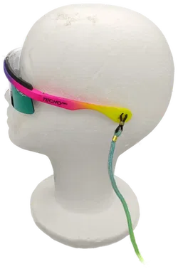 Tecno pro Sport-Sonnenbrille mit Brillentasche Neon 90's - Bild 3
