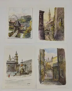 Zwölf Kunstblätter - Mozartstadt Salzburg - Bild 3