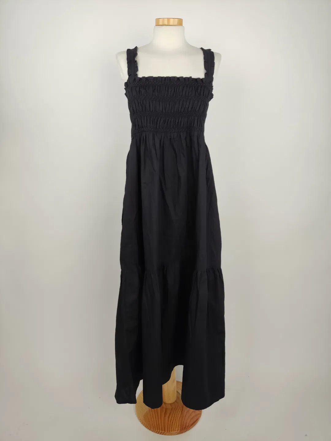 French Connection Damen Baumwollkleid schwarz - L / 40 - Bild 1