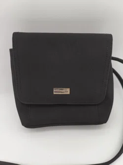 Papillon, schwarze Umhängetasche, Crossbody Bag, Stoff/Nylon – Vorschau 2