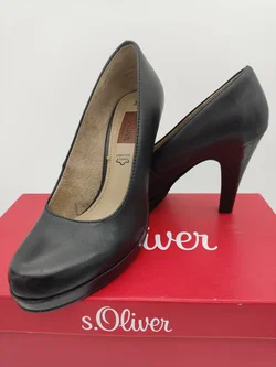 s.Oliver Leder-Pumps Gr. 37 | Wie Neu - Bild 6