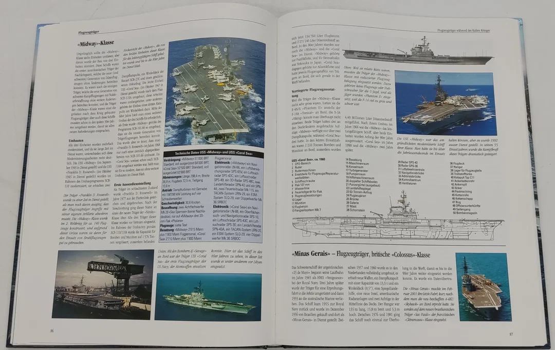 Buch "Flugzeugträger" Geschichte - Klassen - Flugzeuge von Chris Chant und Chris Bishop 2005 – Bild 7