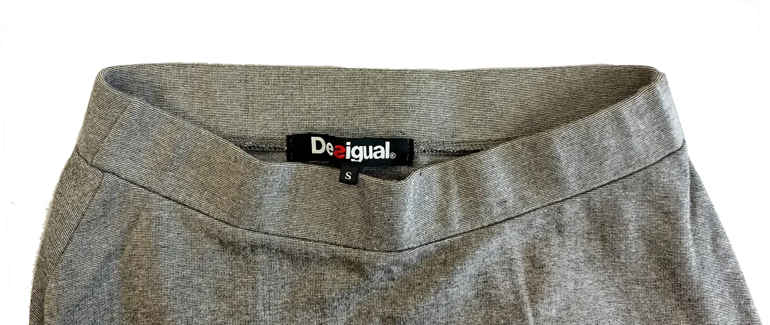 Desigual Damen Midirock grau gemustert Gr. S – Bild 3