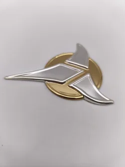 Star Trek, Klingon Empire Insignia Badge, Franklin Mint, 925 Silber, seltenes Sammlerstück1 – Vorschau 2