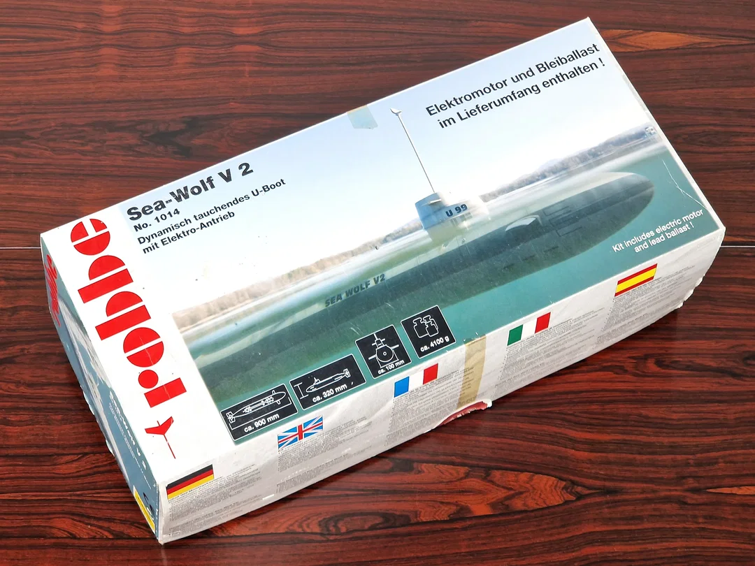 Robbe Sea-Wolf V2 - No. 1014 - Dynamisch tauchendes U-Boot - Ungebauter Premium-Bausatz - Bild 1