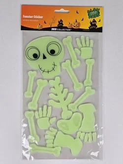 Halloween Fenster-Stickerpaket "Grusel" #5 "Glow in the Dark" – Vorschau 3