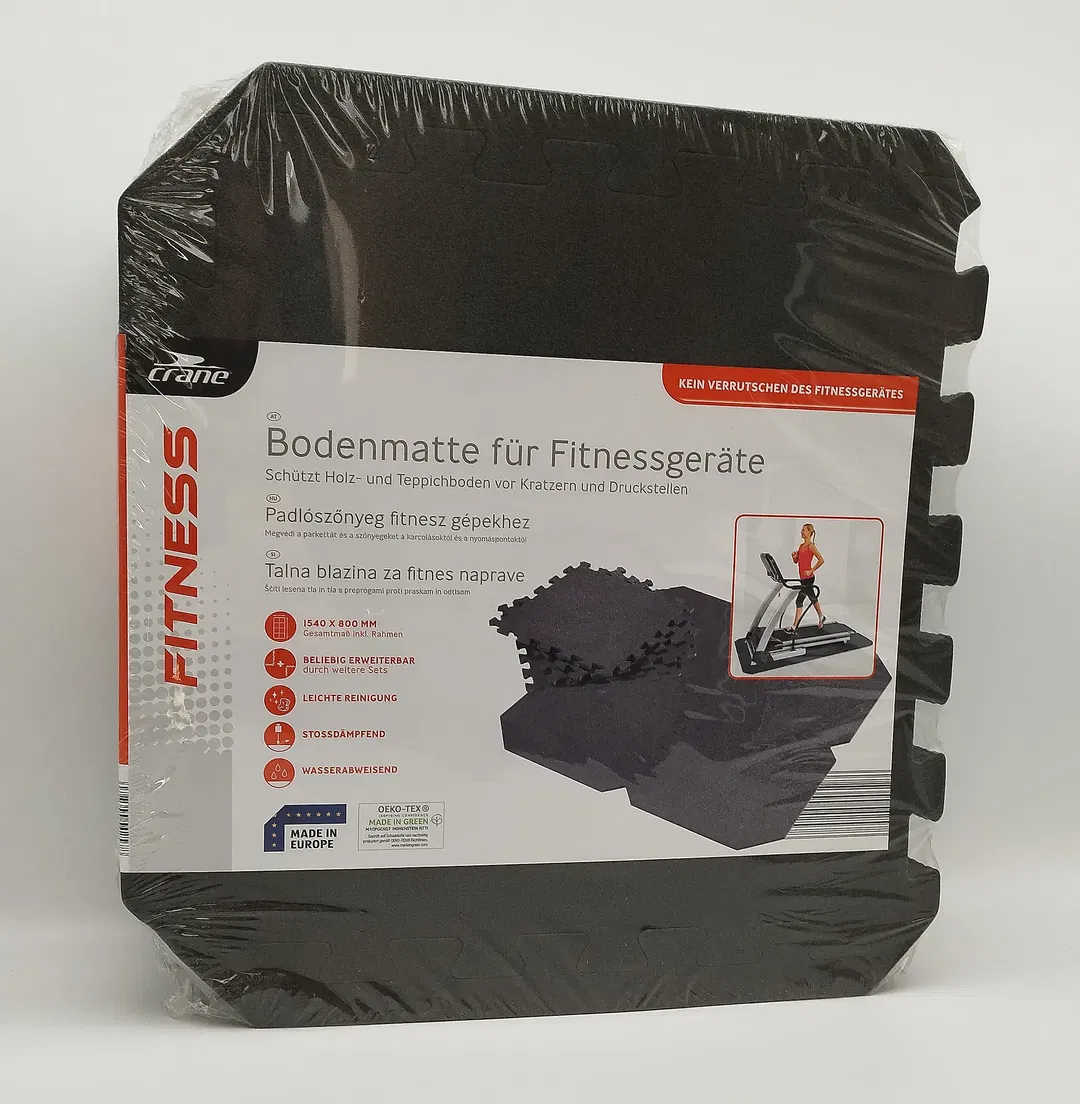 Crane Bodenmatte Für Fitnessgeräte, Erweiterbar | Wie Neu - Bild 4
