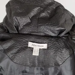 Alba Moda, Steppmantel mit weitem Stehkragen, schwarz, Gr. 46 - Bild 4