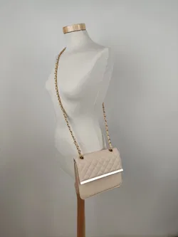 New Yorker Damen Handtasche klein beige - Bild 2