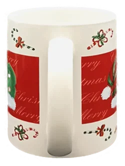Weihnachtstasse gemustert - Bild 3