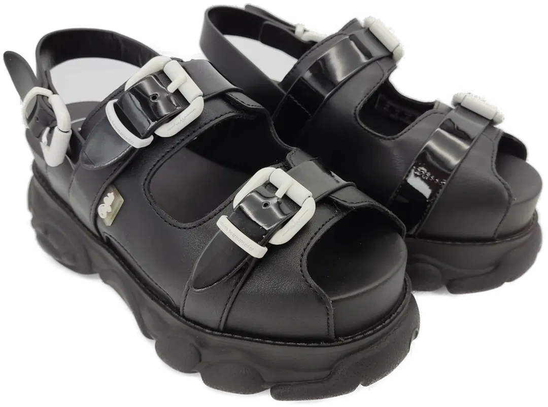 Marina Hoermanseder x BUFFALO Platteau Damen Sandale, schwarz - Gr. EU 37 - Bild 4