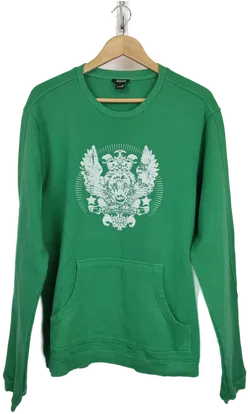 Cavalli Herren Jogginganzug grün Gr. M (48) Vintage - Bild 1