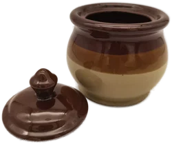 Konvolut Geschirr, Keramik braun, Vintage, 70er Retro - Bild 2