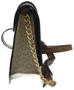  Guess Handtasche mit Logo-Muster in Braun-Beige - Bild 4