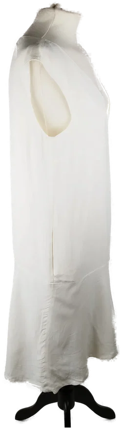 Weißes Love Moschino Maxikleid - Gr. 38 / Mischfaser - Bild 3