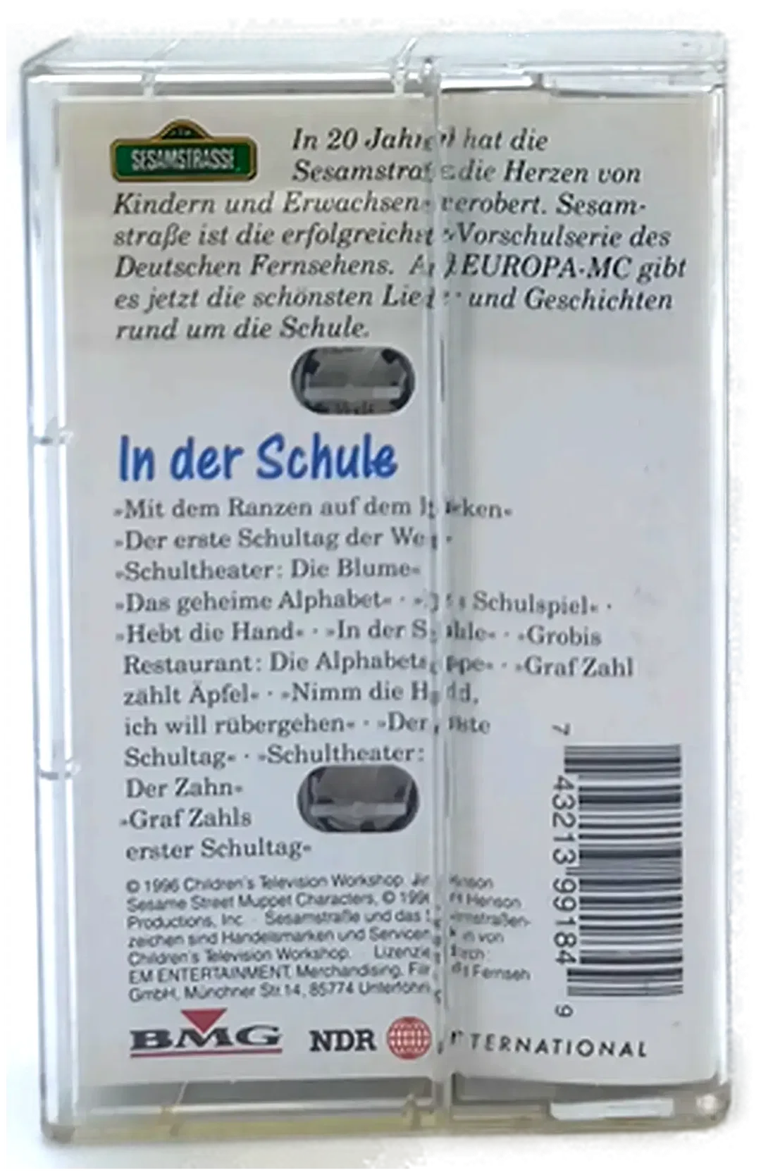 Hörspielkassette Sesamstrasse "In der Schule: Geschichten und Lieder" – Bild 2