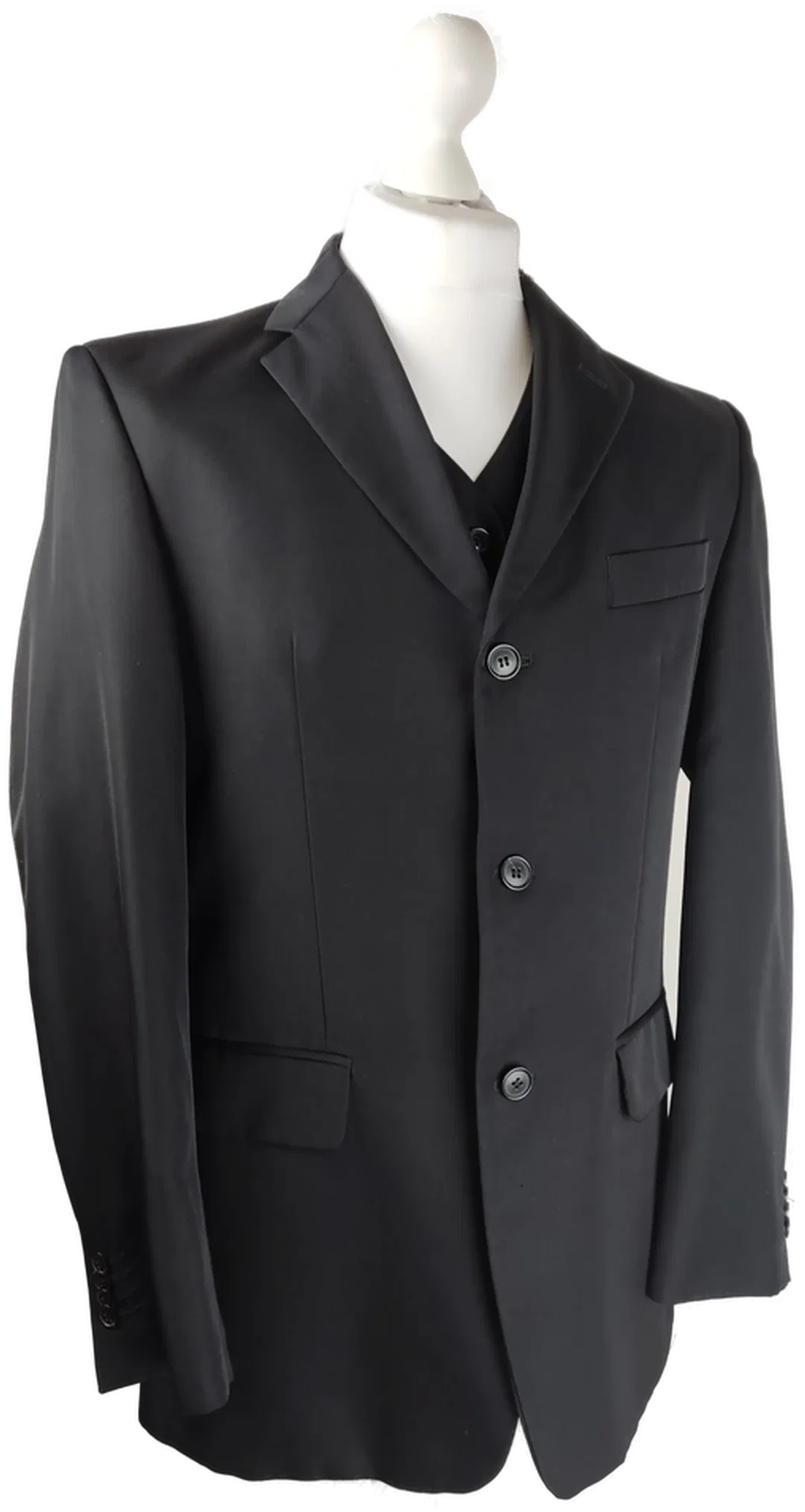 Herren Anzug Angelo Litrico Gr. 50 3-teilig | Moderner Klassiker/ professionell gereinigt – Bild 5