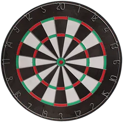 XQ Max Sports Flocked Home Dartboard Set – doppelseitig inkl. 3 Messing-Darts - Bild 2