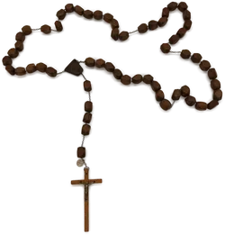 Rosenkranz Rosa mystica, Maria Mater Ecclesiae, ca. 145 cm - Bild 3