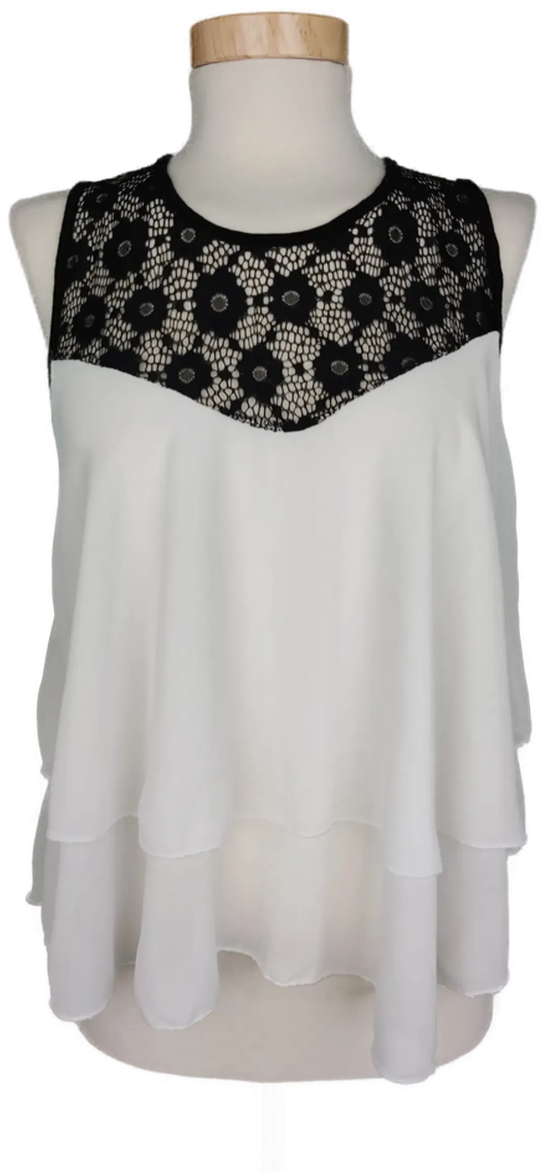 Hotel de Ville Damen Bluse schwarz/weiß - M/L - Bild 4