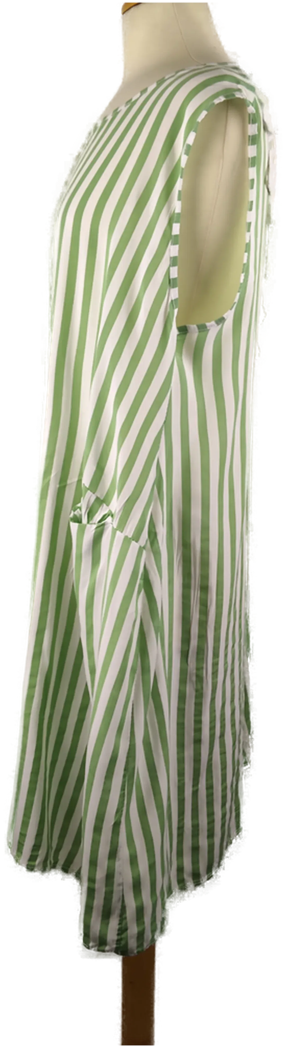 Kleid Damen Sonstige Viskose Gestreift | Sommer-Leicht – Bild 2