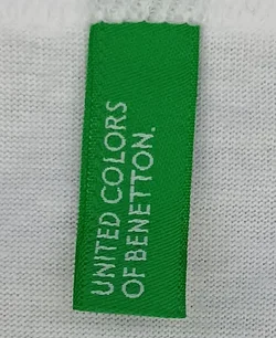 United Colors of Benetton Kindertop weiß Gr. 2Y - Bild 3