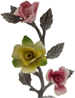 Capodimonte Porzellan-Rosen - Bild 2