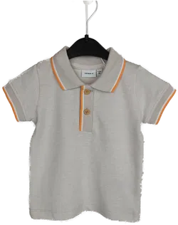 Name It Baby Polo Shirt beige - 68 - Bild 1