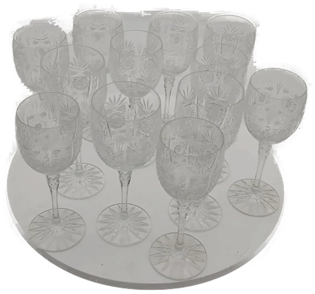 Bleikristallgläser 12 Stück - Bild 1