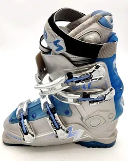 Lowa Damen Tourenskischuhe mit Tasche grau-blau - Gr. 39.5/40 - Bild 2