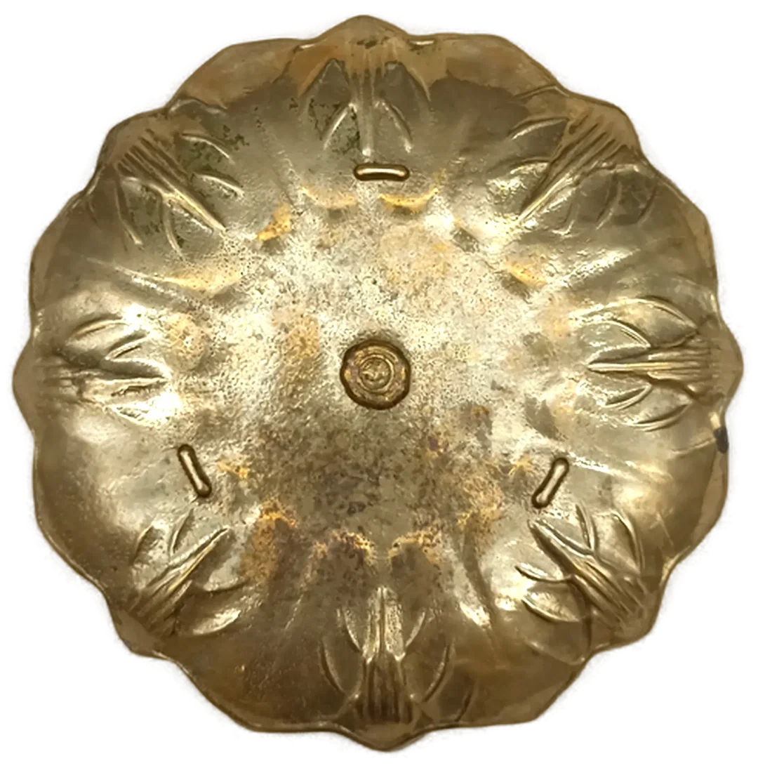 Vintage Messing Schale in Blumenform – Bild 3