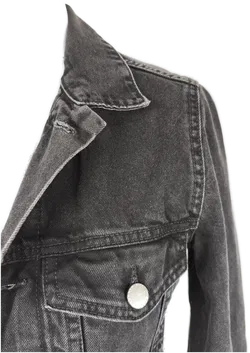 Lange Damenjeansjacke Gr. 34 - Bild 2