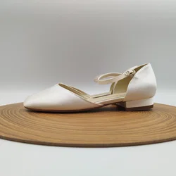 Avalia Sissi Brautschuhe – Ivory Satin – Gr. 37 – neu & ungetragen