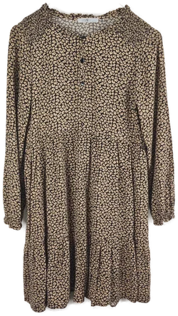 Kinderkleid Größe 158 | Dunkler Blütenzauber
