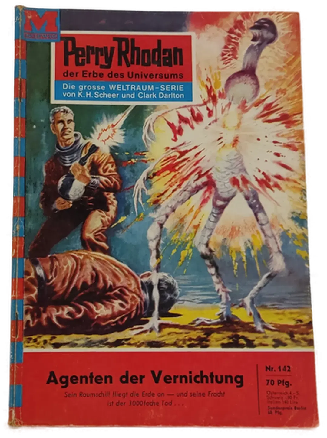Romanheft Perry Rhodan Agenten der Vernichtung Erstauflage Nr.142 - Bild 1