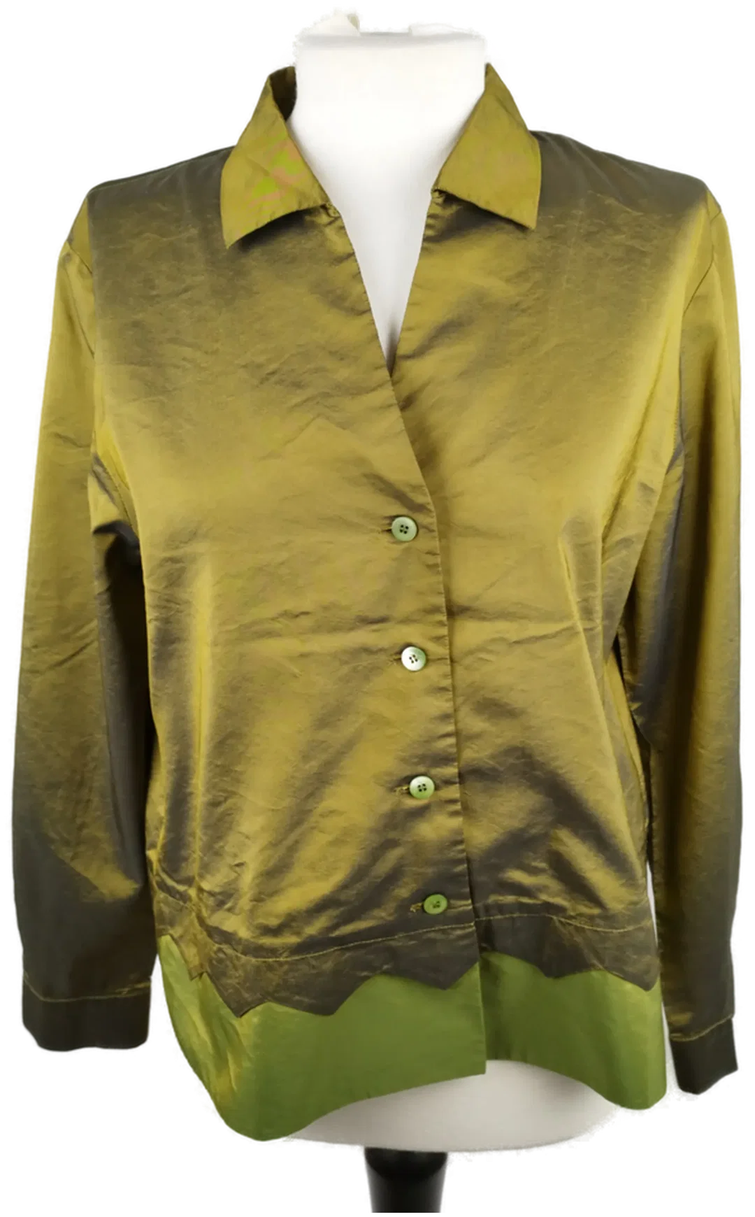 Rene Lizard Bluse - Gr. 40 / 55% Seide - Bild 1