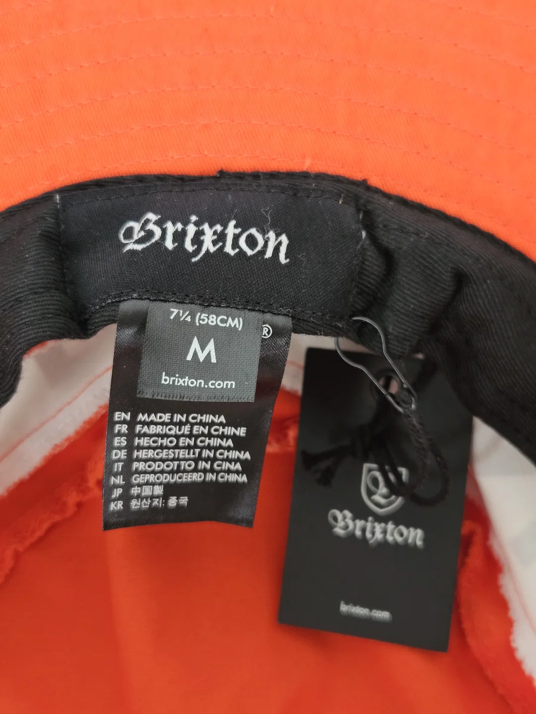 Brixton Fischerhut, orange - Gr. M  – Bild 3