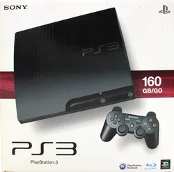 Sony PlayStation 3 Slim 160 GB (CECH-3004A) + Controller + Kabel – funktionsfähig - Bild 1