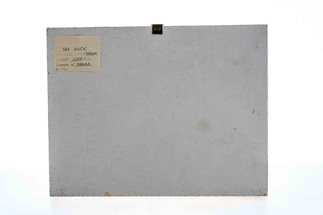Museum-Kopie Minoisches Ente Fresko-Gemälde von Akrotiri Santorini – Bild 3