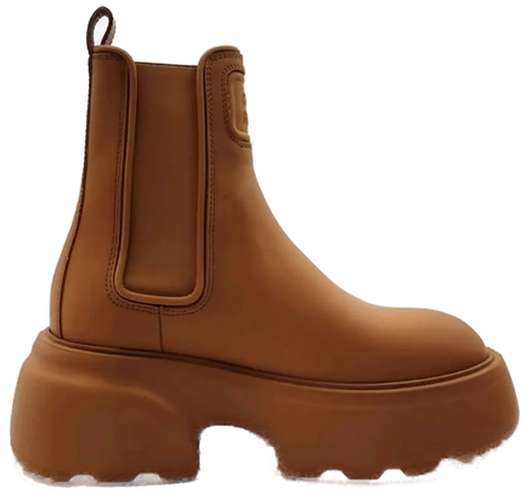 Copenhagen Studios Chelsea Boots aus Leder caramel Gr. 37 – Bild 2
