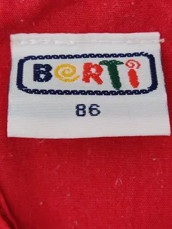 Berti Kinder Latzkleid rot Gr. 86 - Bild 2