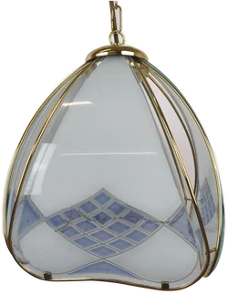Deckenlampe, Messing/Glas - Bild 2
