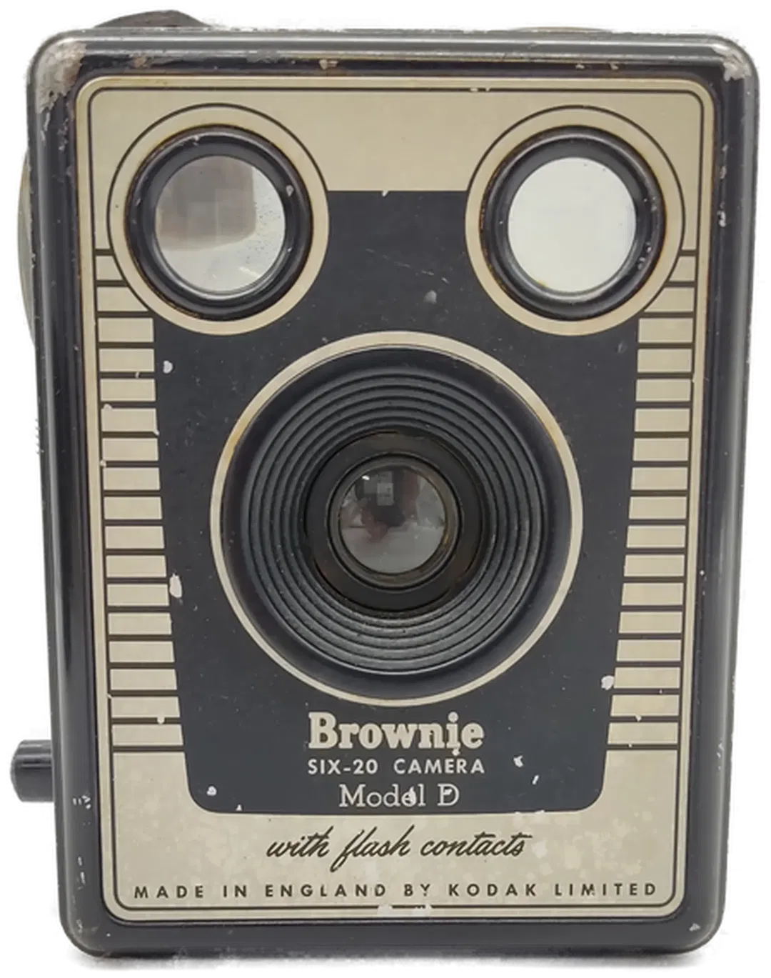 Kodak Brownie Six-20 Model D mit Blitzkontakt 1953-57 - Bild 3