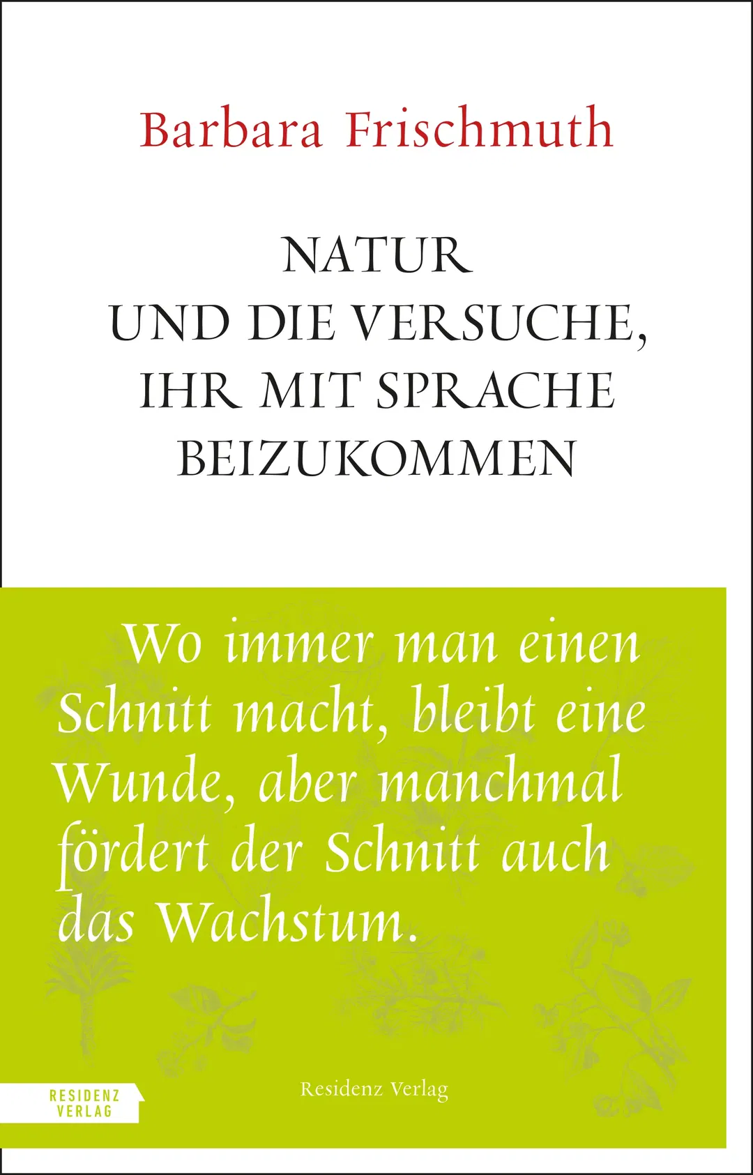 Natur und die Versuche, ihr mit Sprache beizukommen - Barbara Frischmuth - Bild 2